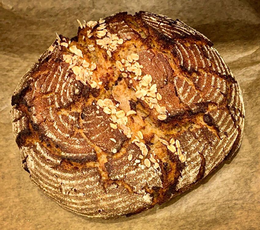 Buttermilchbrot mit Maronen, mit Rezept