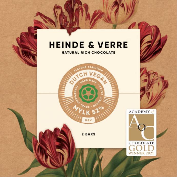 Dutch Vegan Mylk Schokolade von Heinde & Verre