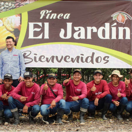 Die Farmer der Finca El Jarndin in Kolumbien