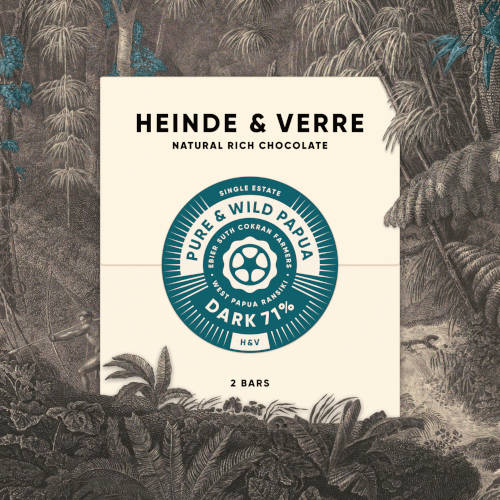 Pure & Wild Papua Schokolade von Heinde & Verre