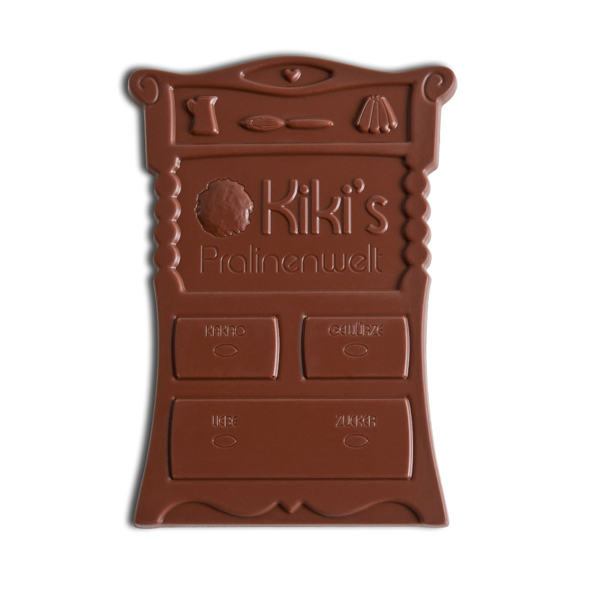 Kiki's Vollmilch Schokolade „Geheimnis des Chocolatiers“, unverpackt