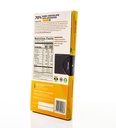 Dunkle Schokolade mit Zitronengras 70% Tafel - PURE Chocolate - Rückseite