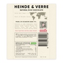 Pearl of Ecuador Dark 71% - Dunkle Schokolade 70g von Heinde & Verre, Verpackung Rückseite