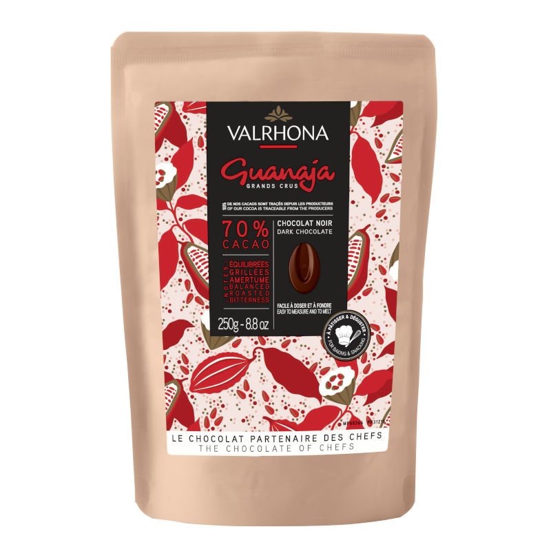 250g Beutel Guanaja 70 % Kuvertüre von Valrhona