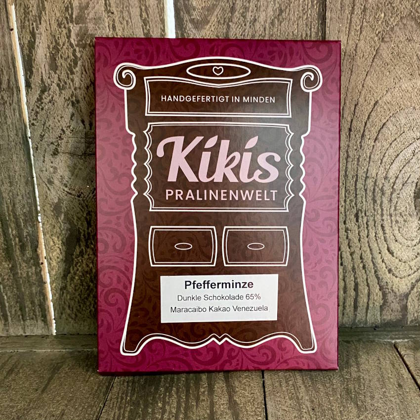 Kiki's Edelbitter Schokolade mit Pfefferminze