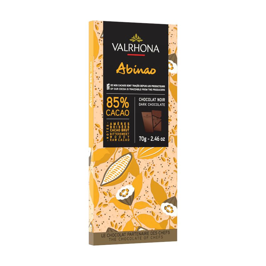 Abinao 85 % - Assemblage-Schokoladen Tafel von Valrhona