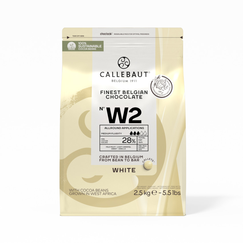 Callebaut Callets Weiße Kuvertüre Excellent W2