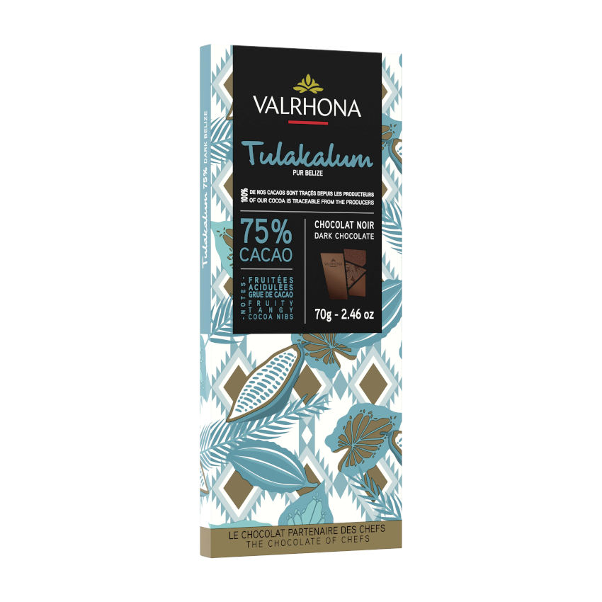 Tulakalum 75% - Single Origin Schokoladentafel von Valrhona