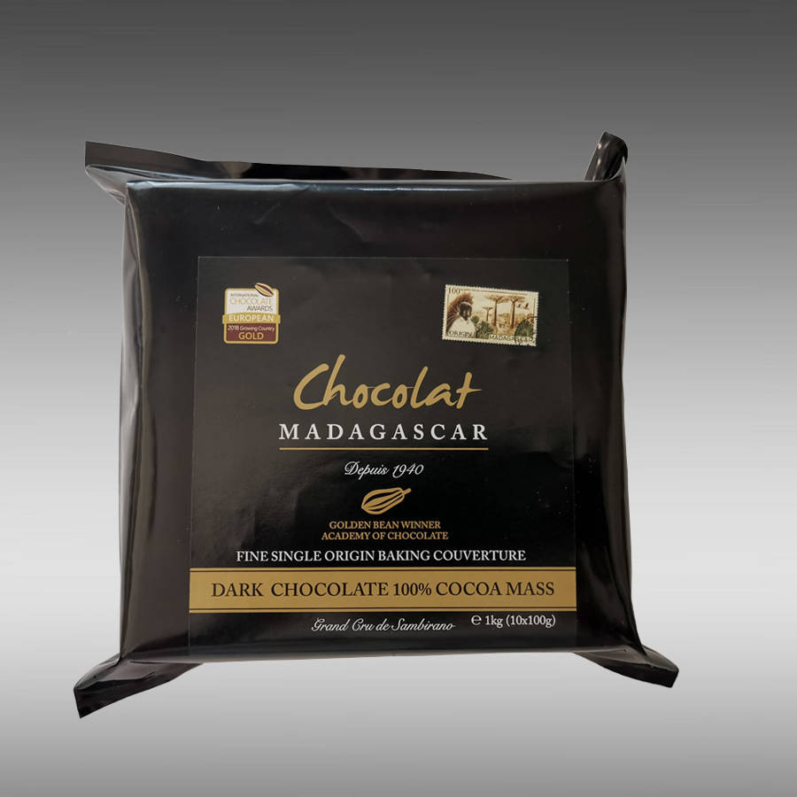 Conchierte Kakaomasse 100% von Chocolat Madagascar