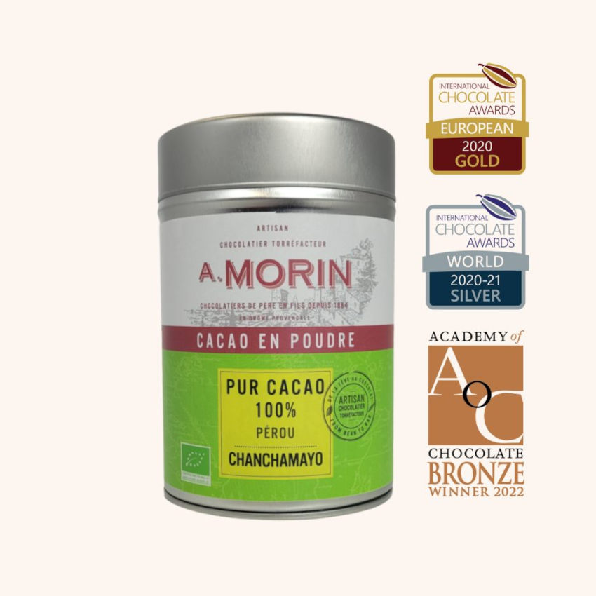 Edel Bio Kakaopulver 100% Peru Chanchamayo von Chocolaterie A. Morin
