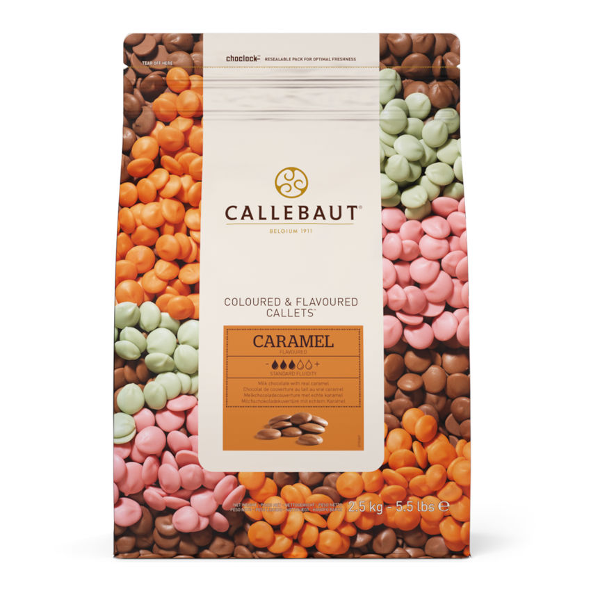Caramel Callets Callebaut - Milchkuvertüre mit Karamel