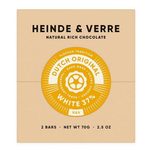 [170399] Dutch Original Weiße Schokolade Lemon 37% 70g von Heinde & Verre