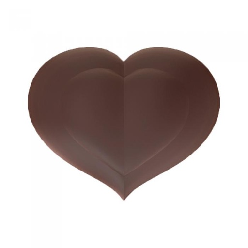 [170544] Großes Herz 12,1 x 9,7cm Schokoladenform 28593 Valrhona