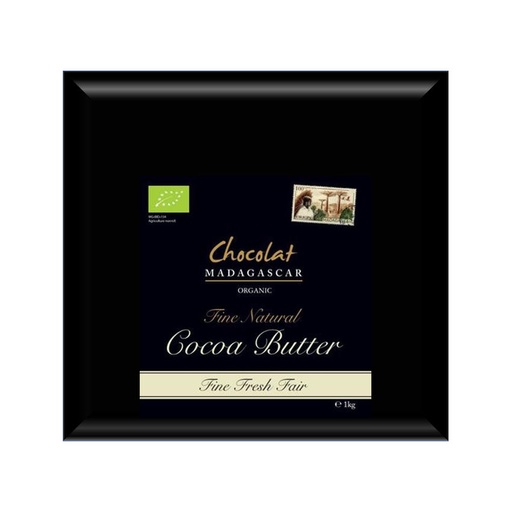 [bio-kakaobutter-natural-chocolat-madagascar] Bio Kakaobutter natural - Sambirano - Chocolat Madagascar