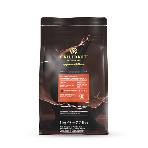 [Zestina-Dominican-Republic-Kuvertuere-Callebaut] Zestina Dominican Republic 70% Kuvertüre von Callebaut