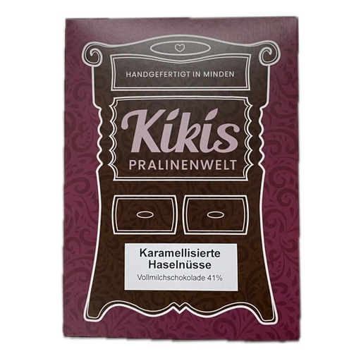 [170616] Kiki's Vollmilch Schokolade mit karamellisierten Haselnüssen