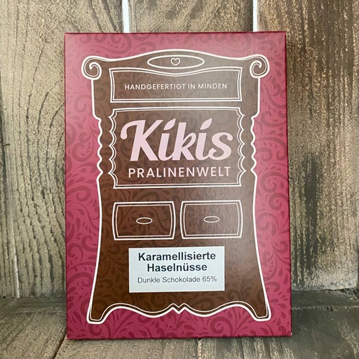 [170661] Kiki's Edelbitter Schokolade mit karamellisierten Haselnüssen