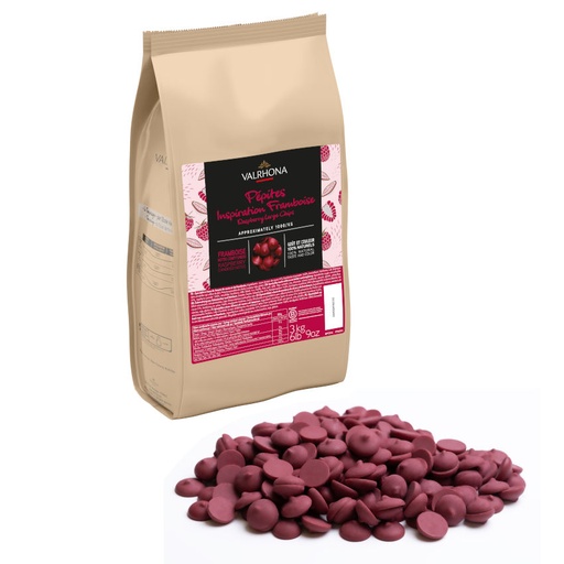 [pepites-inspiration-framboise-himbeer-valrhona-backfest] Backfeste Himbeer Tropfen - Pepites Inspiration Himbeer von Valrhona
