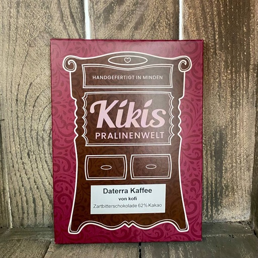 [170665] Kiki's Edelbitter Schokolade 62% mit Daterra Kaffee
